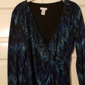 Cache wraparound dress